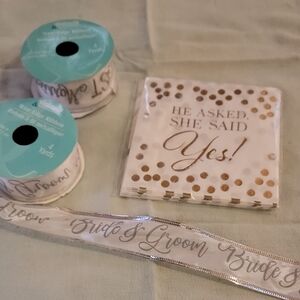 Wedding Misc. Ribbon and Napkin Set
